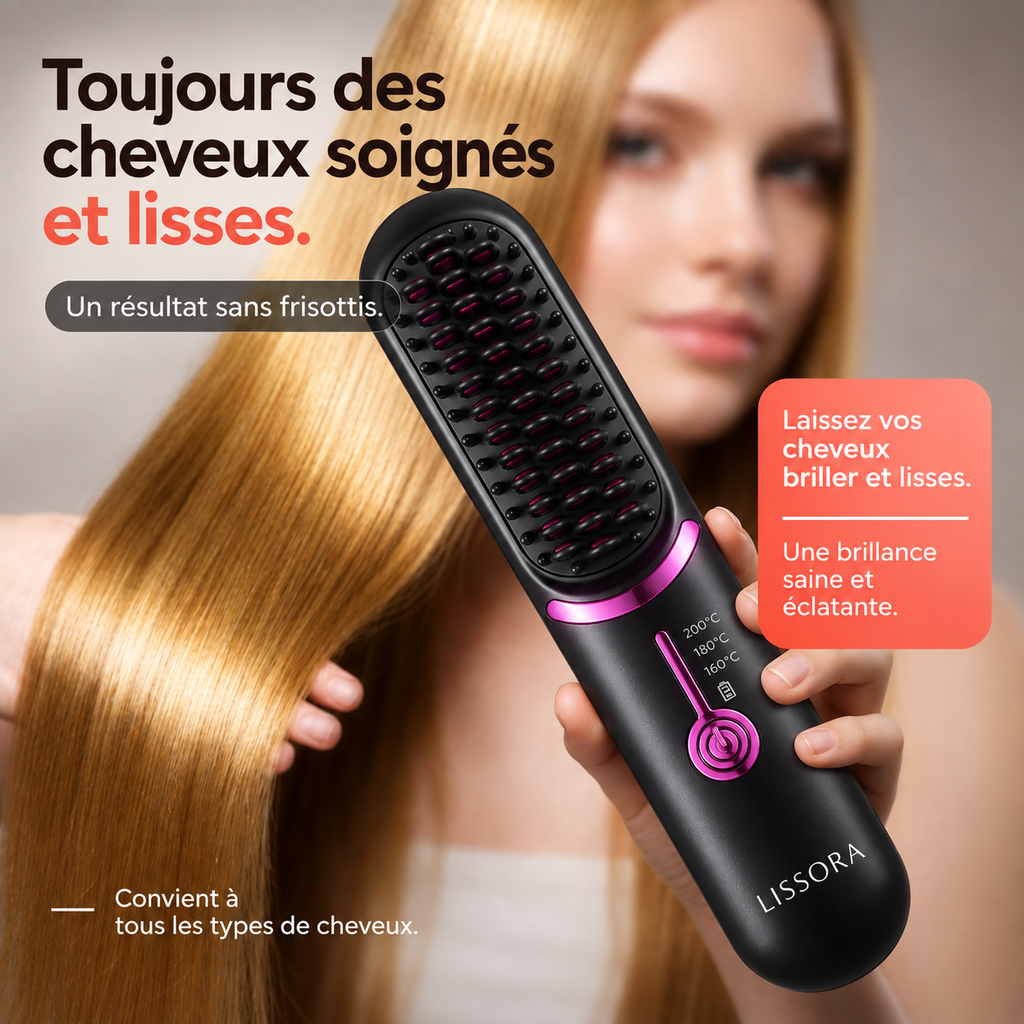 Lissora™ FineHeat 3 | Brosse de coiffage sans fil