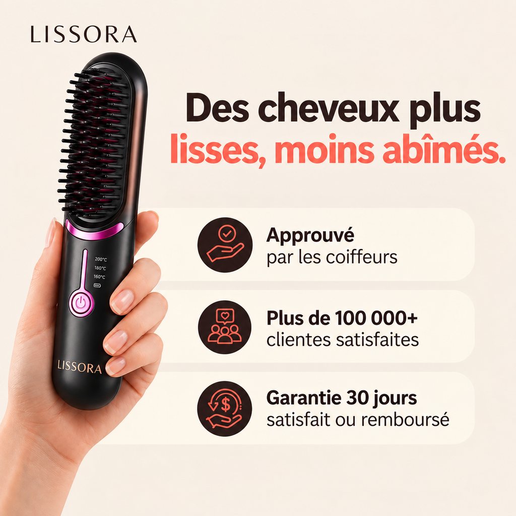 Lissora™ FineHeat 3 | Brosse de coiffage sans fil